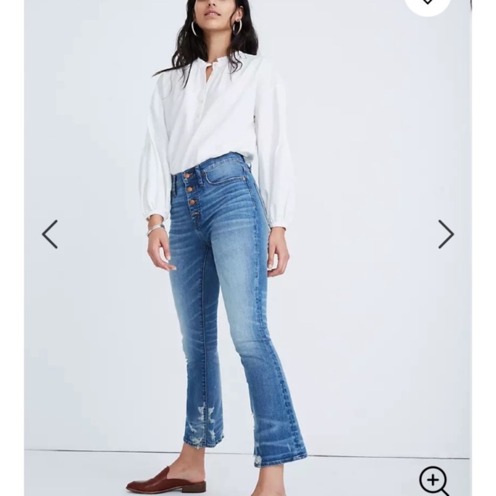 Madewell cali Demi boot jeans